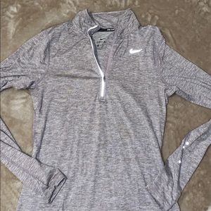 1/4 zip NIKE long sleeve top